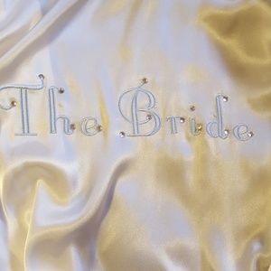 "The Bride" silky robe
